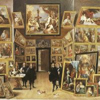 "La galerie de l'archiduc Léopold-Guillaume à Bruxelles" par David Teniers