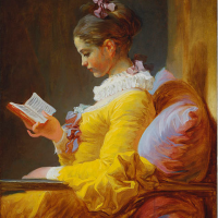 "La liseuse" de Jean-Honoré Fragonard