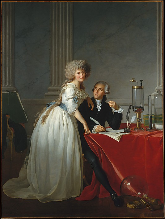 Portrait d&#39;Antoine Lavoisier et sa femme de Jacques-Louis David | «Les yeux d&#39;Argus