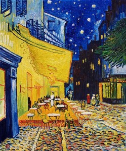 Vincent Van Gogh, Terrasse du café, le soir - 1888 - Otterlo, Kröller-Müller